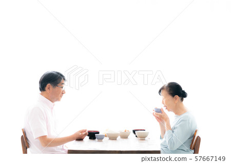 Two people, two people, meals, nursing care, at home, lifestyle, old man, old age, interior design room, white natural light Two people, two people, meals, nursing care, at home, lifestyle, old man, old age, interior design room, white natural light 57667149