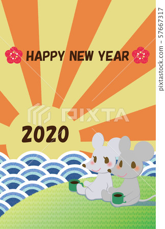 2020年新年賀卡 57667317