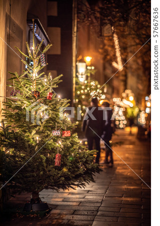 Rothenburg，德國，夜視圖 57667636