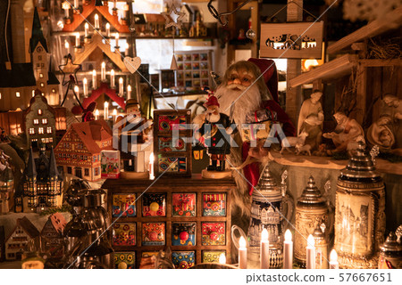 Rothenburg，德國，夜視圖 57667651