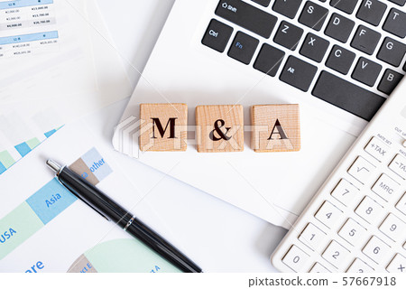 M & A alphabet letters 57667918