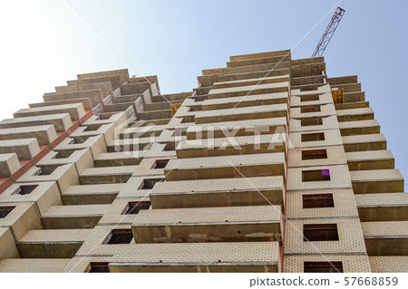 Multi-storey building. Construction of a Multi-storey building. Construction of a 57668859