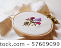 Embroidery work 57669099