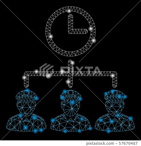 Glowing Mesh Carcass Time Army with Flare Spots Glowing Mesh Carcass Time Army with Flare Spots 57670487