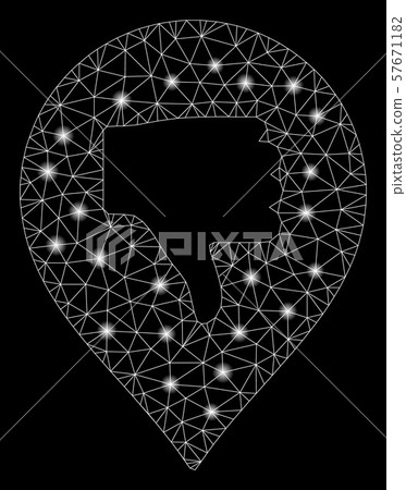 Flare Mesh Carcass Thumb Down Marker with Flare Spots 57671182