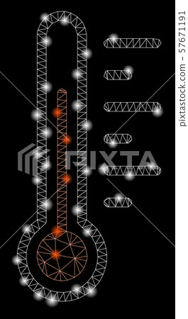 Flare Mesh Network Temperature Level with Flare Spots Flare Mesh Network Temperature Level with Flare Spots 57671191