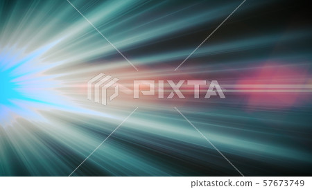 Real Lens Flare Shot in Studio over Black 57673749