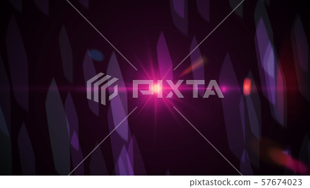 Real Lens Flare Shot in Studio over Black 57674023