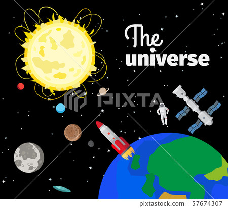 The universe in outer space The universe in outer space 57674307