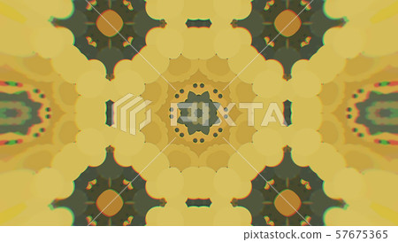Abstract Colorful Painted Kaleidoscopic Graphic 57675365
