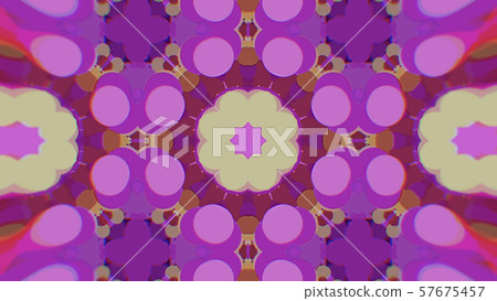 Abstract Colorful Painted Kaleidoscopic Graphic Abstract Colorful Painted Kaleidoscopic Graphic 57675457