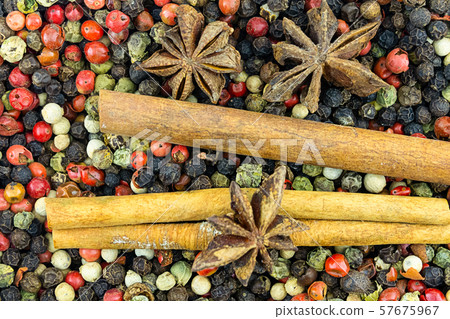 pair brown spicy cinnamon sticks star anise brown pair brown spicy cinnamon sticks star anise brown 57675967