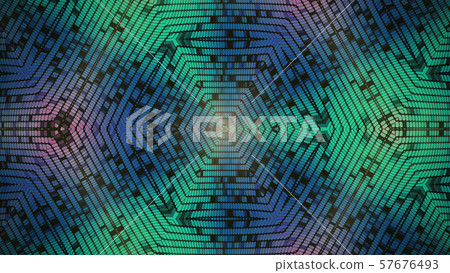 Abstract background, kaleidoscopically forms, for 57676493