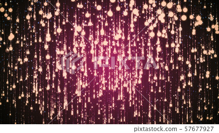 Glowing rain giving particles down, designer 57677927