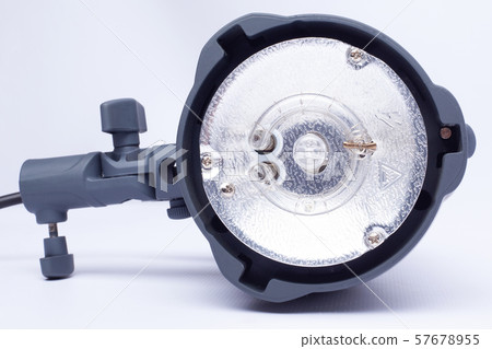 pulsed light. studio flash on a white background pulsed light. studio flash on a white background 57678955