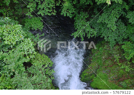 夏季山間溪流 夏季山間溪流 57679122