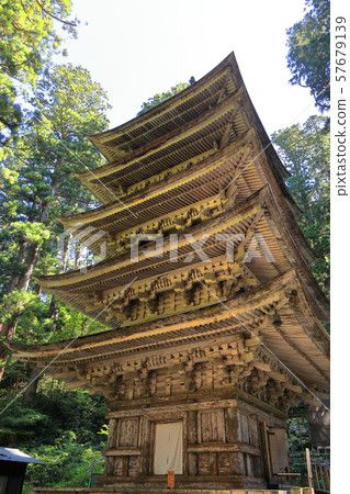 Hagurosan National Treasure Five-storied Pagoda Hagurosan National Treasure Five-storied Pagoda 57679139