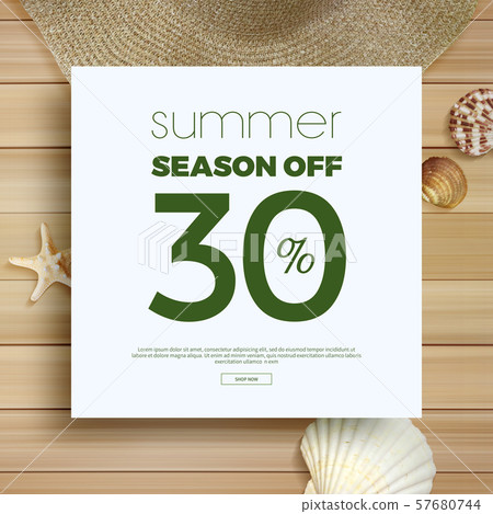 Illustration, summer, sale Illustration, summer, sale 57680744