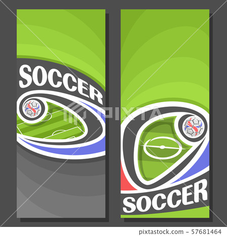 Vector banners for Soccer - Stock Illustration [57681464] - PIXTA