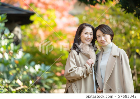 旅行，女性，秋天 57683342