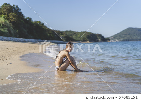 A swimsuit lady A swimsuit lady 57685151