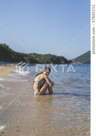 A swimsuit lady A swimsuit lady 57685152