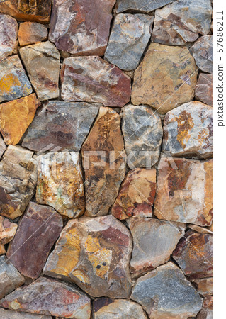 Background of stone wall texture 57686211