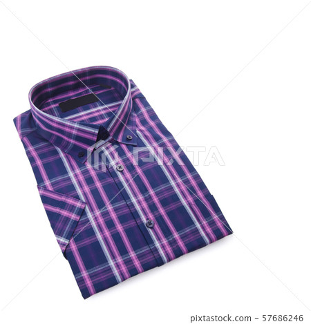 shirt or isolated folded fashionable men shirt shirt or isolated folded fashionable men shirt 57686246