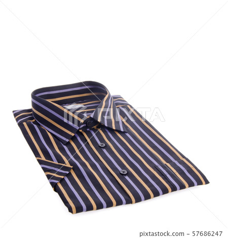 shirt or isolated folded fashionable men shirt shirt or isolated folded fashionable men shirt 57686247