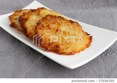 Potato Pancakes, Draniki, Deruny, Potato Latkes or 57686380