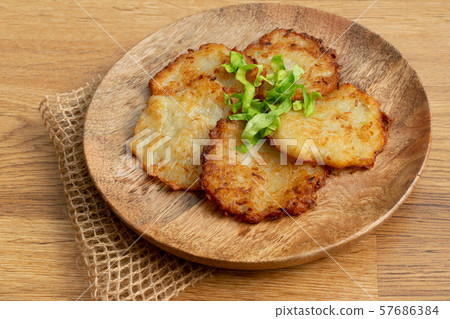 Potato Pancakes, Draniki, Deruny, Potato Latkes or 57686384