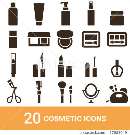 產品圖標化妝品剪影20集 57688049