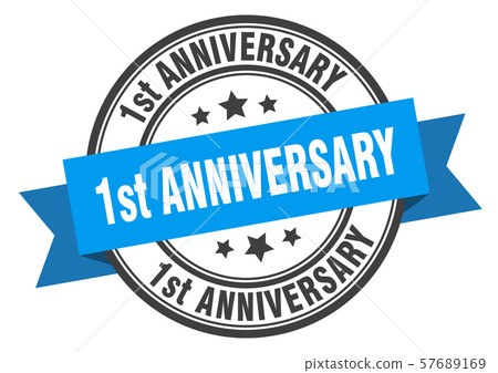 clipart anniversary label