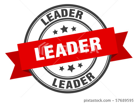 leader label. leader red band sign. leader-插圖素材 [57689595] - PIXTA圖庫