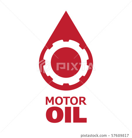 Vector logo, illustration of engine oil and fuel 57689817