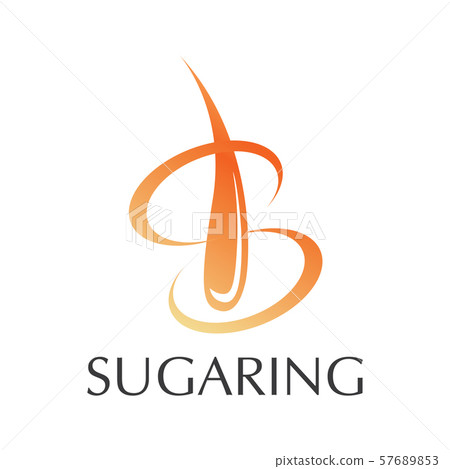 Vector logo for hair removal and sugaring company 57689853