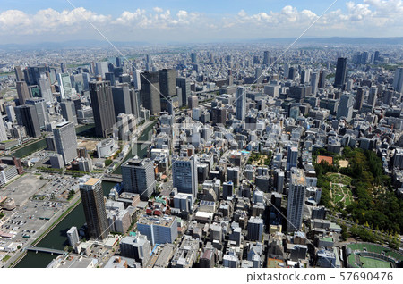 大阪市鳥瞰圖 大阪市鳥瞰圖 57690476