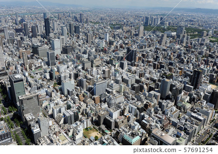 大阪市鳥瞰圖 57691254