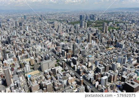 大阪市鳥瞰圖 大阪市鳥瞰圖 57692075
