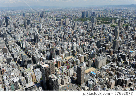 大阪市鳥瞰圖 57692077