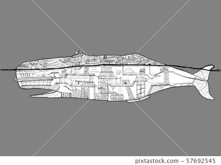 Whale carrying architecture 57692545