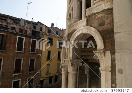Contarini del Bovolo palace venice stairway Contarini del Bovolo palace venice stairway 57693147