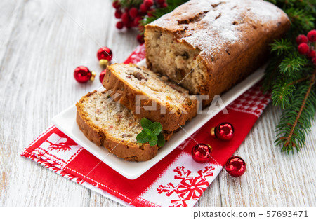 traditional homemade stollen  57693471