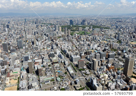 大阪市鳥瞰圖 57693799