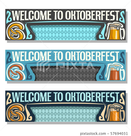 Vector Oktoberfest banners Vector Oktoberfest banners 57694031