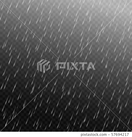 Vector rain isolated Vector rain isolated 57694217