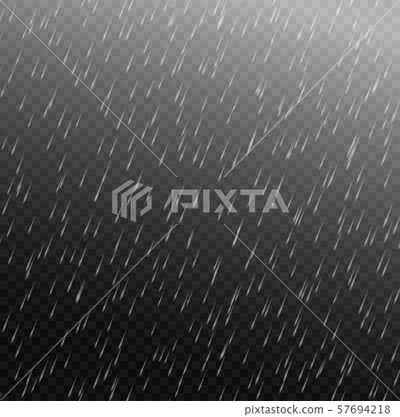 Vector rain isolated Vector rain isolated 57694218