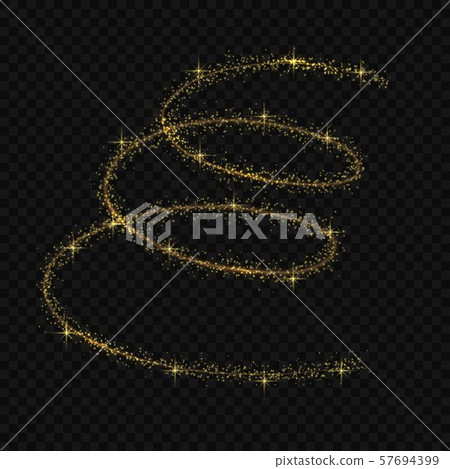 Magic light glow effect stars bursts 57694399