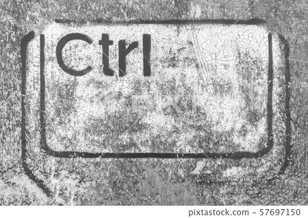 Grunge graffiti depicting the Ctrl key Grunge graffiti depicting the Ctrl key 57697150