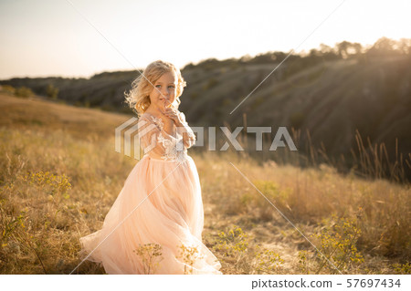 Portrait of a beautiful little princess girl in a Portrait of a beautiful little princess girl in a 57697434